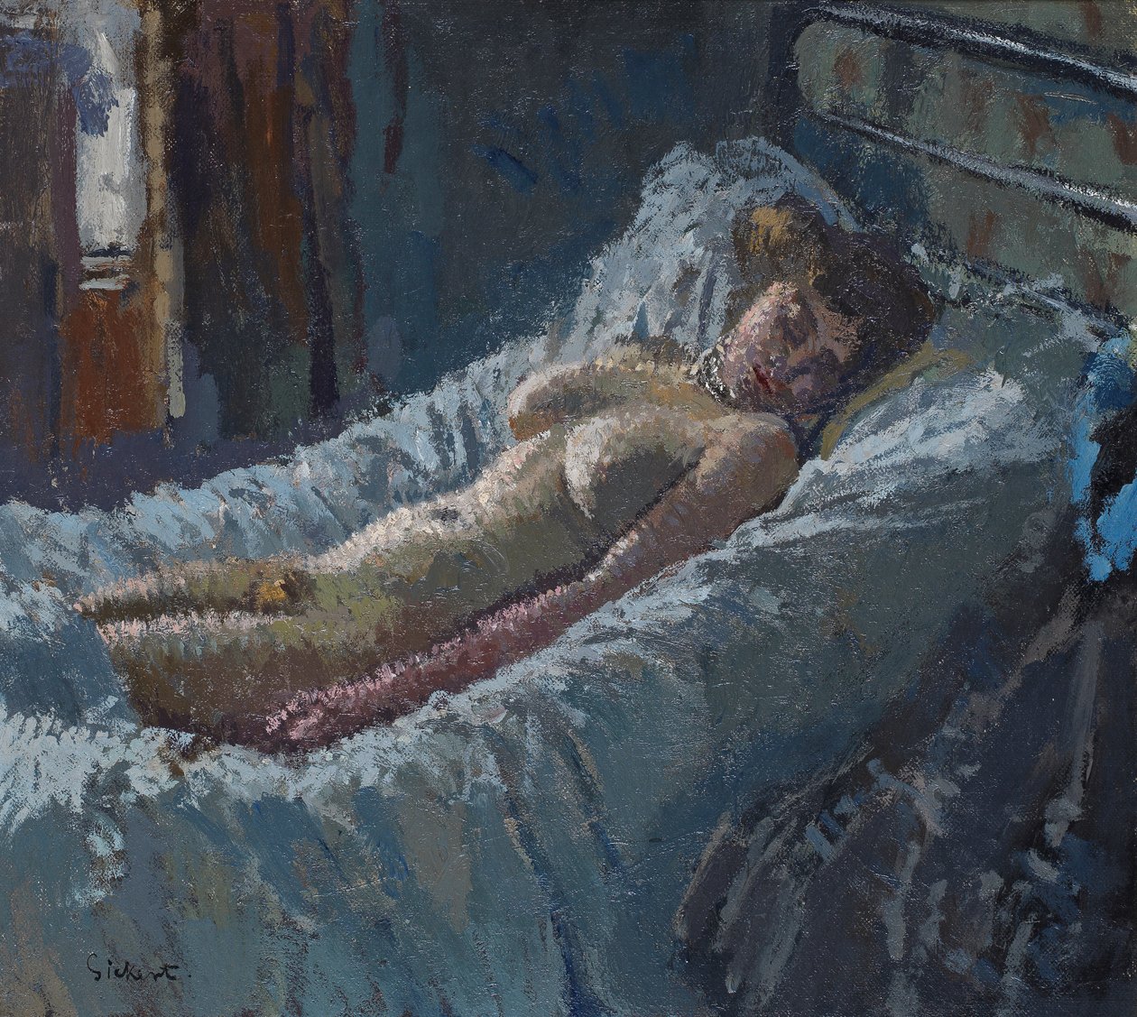 Mornington Crescent naken, ca. 1907 av Walter Richard Sickert