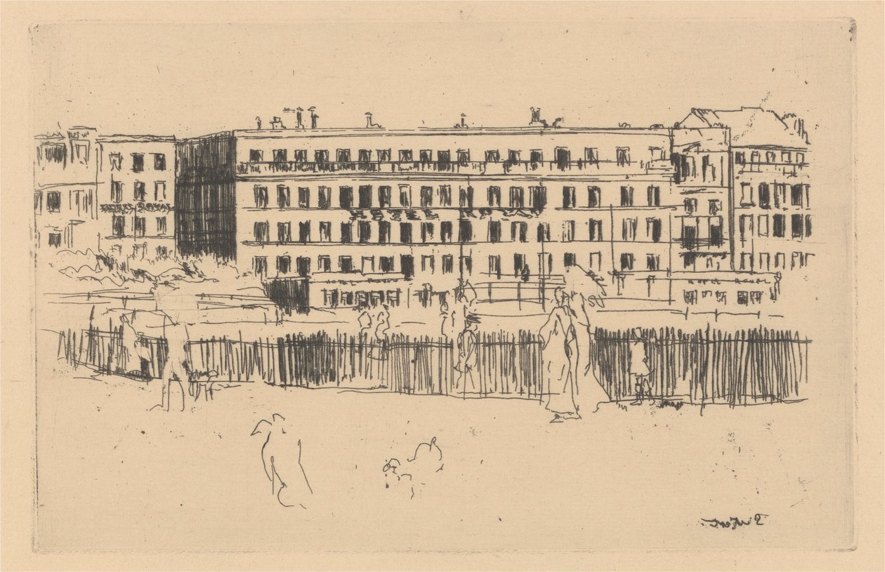 Old Hotel Royal Dieppe av Walter Richard Sickert