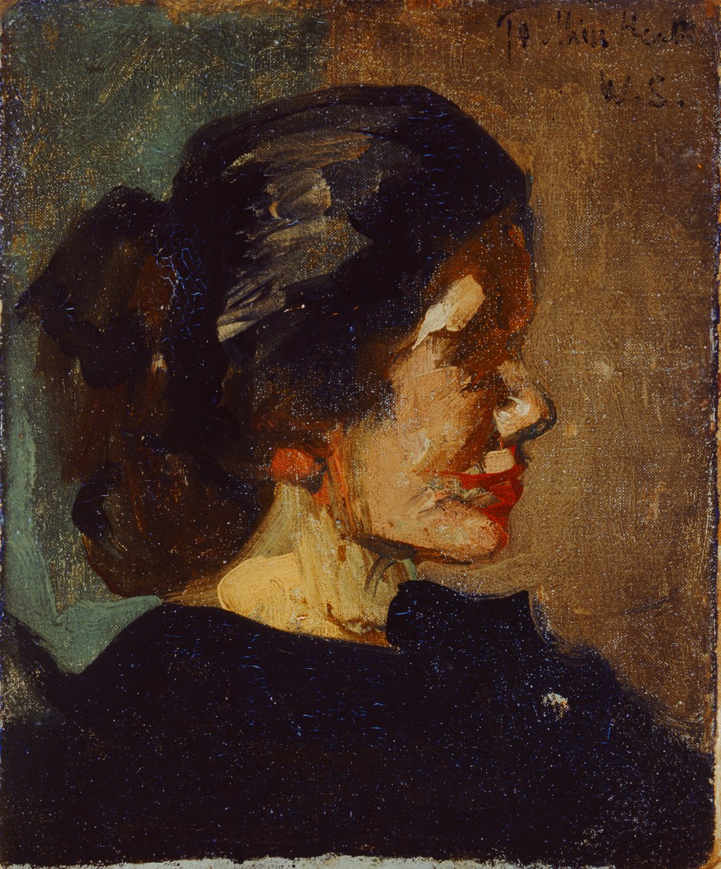 Portrett av Ellen Heath (olje på lerret) av Walter Richard Sickert