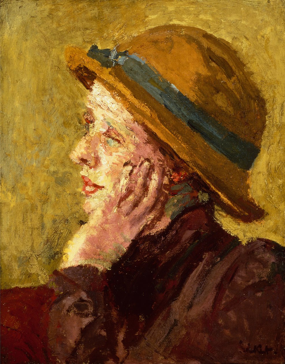 Portrait of a Lady (olje på lerret) av Walter Richard Sickert