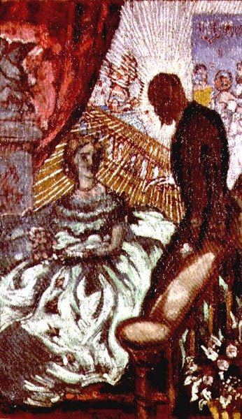 Romeo og Julie (olje på lerret) av Walter Richard Sickert