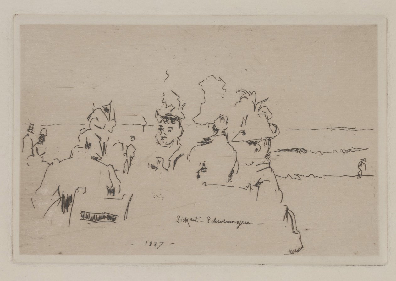 Scheveningen, Kaffeeklatsch (sladder) av Walter Richard Sickert