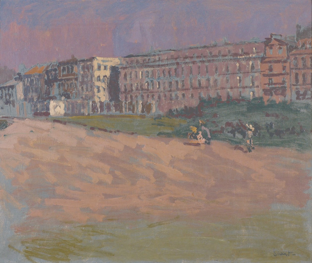 Hotel Royal, Dieppe, ca. 1900–01 (olje på lerret) av Walter Richard Sickert