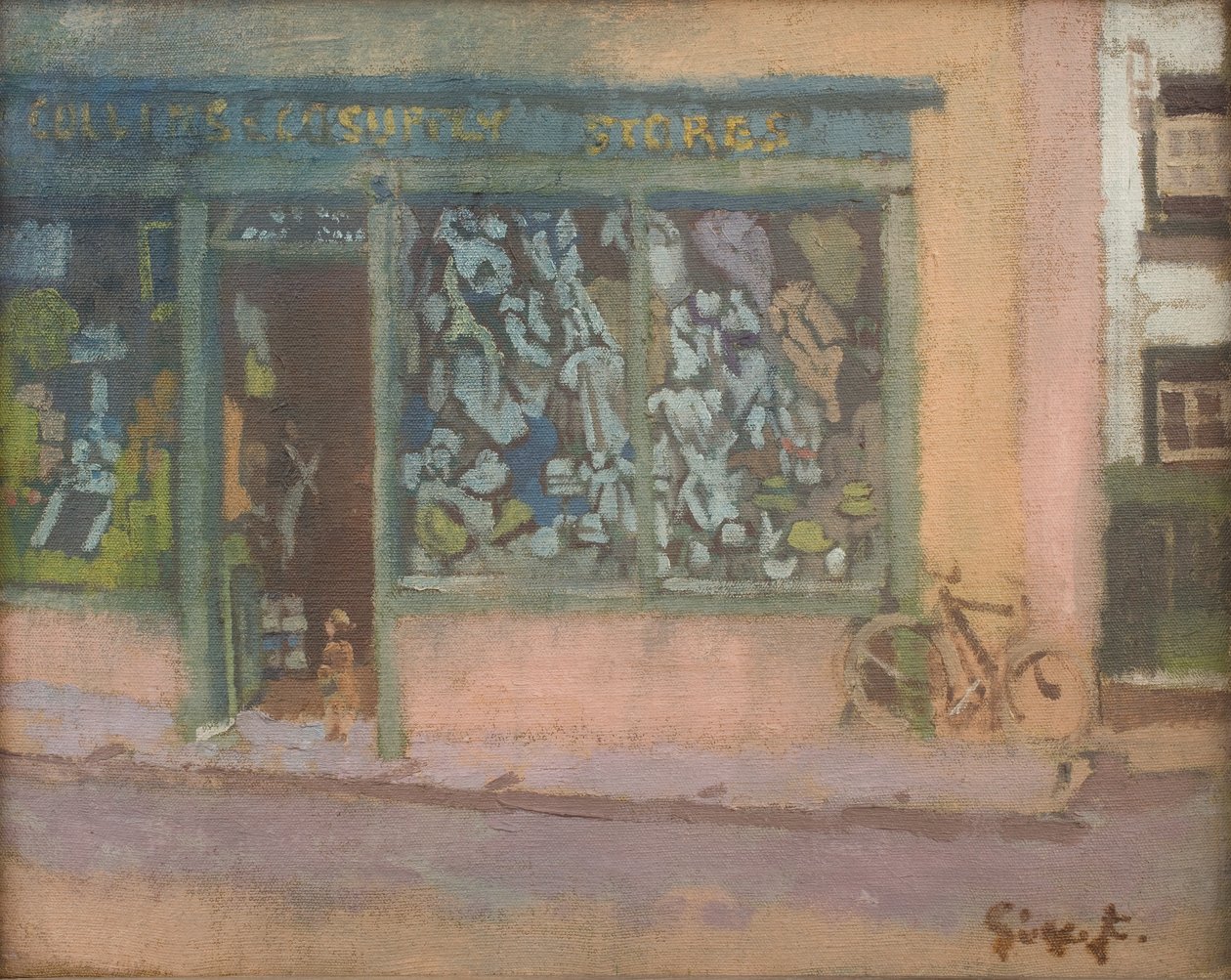Butikken, Chagford av Walter Richard Sickert