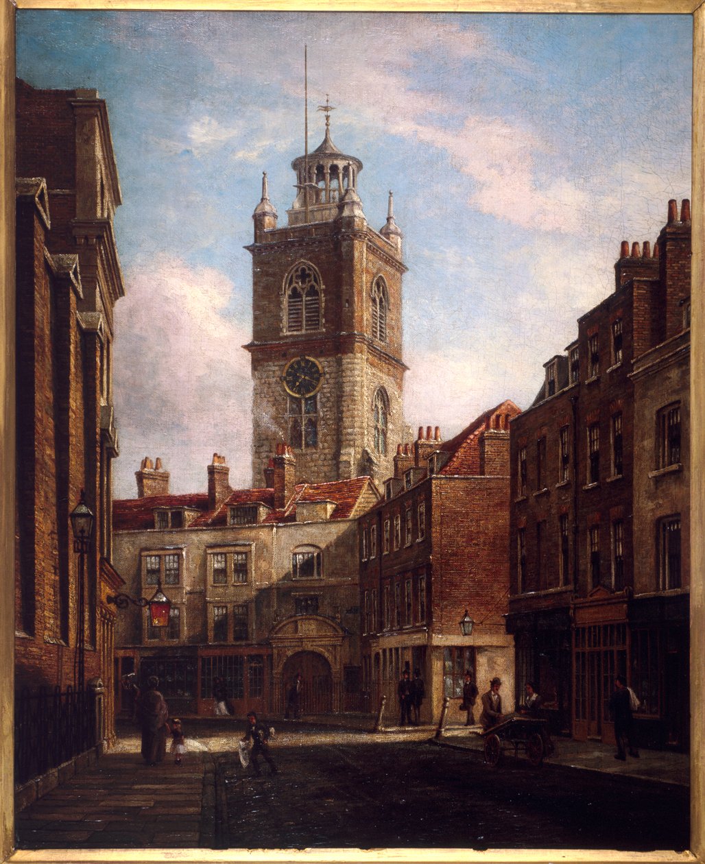 Fore Street og St Giles uten Cripplegate av Walter Riddle