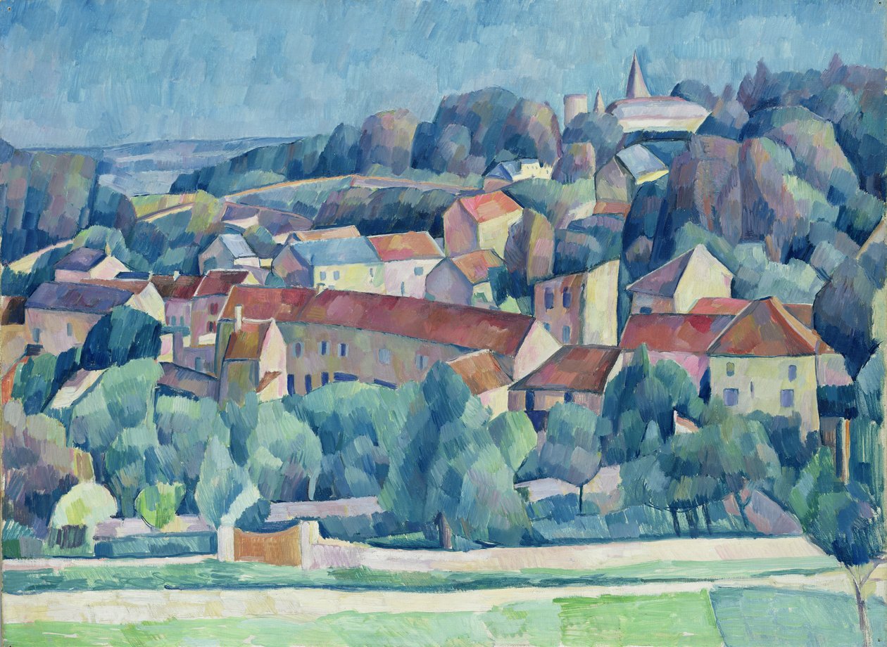 Hardricourt landsby og slott av Walter Rosam