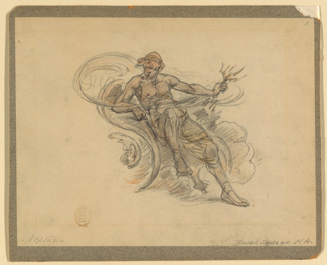 Neptun av Walter Shirlaw