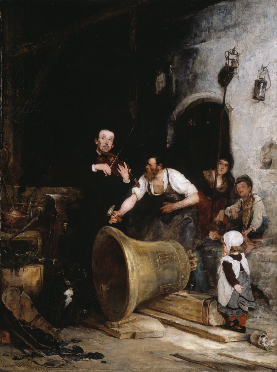Toning the Bell, 1874. av Walter Shirlaw
