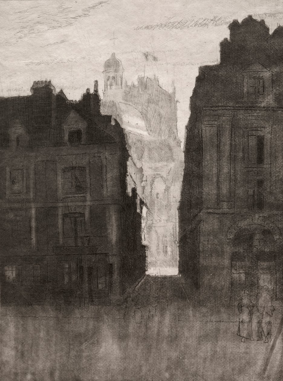 Dieppe, Notre Dame Street av Walter Sickert