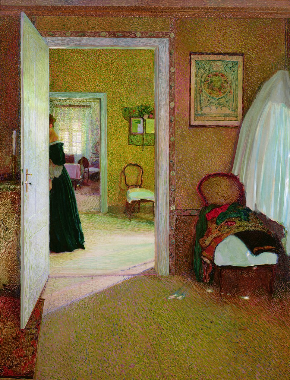 Interiør av Walter Sigmund Hampel