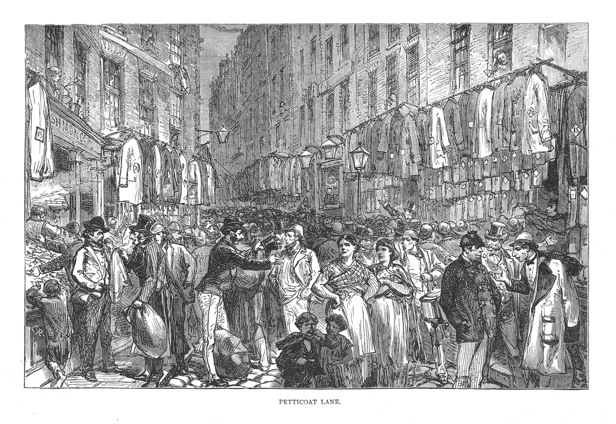 Petticoat Lane, 1878 av Walter Thornbury