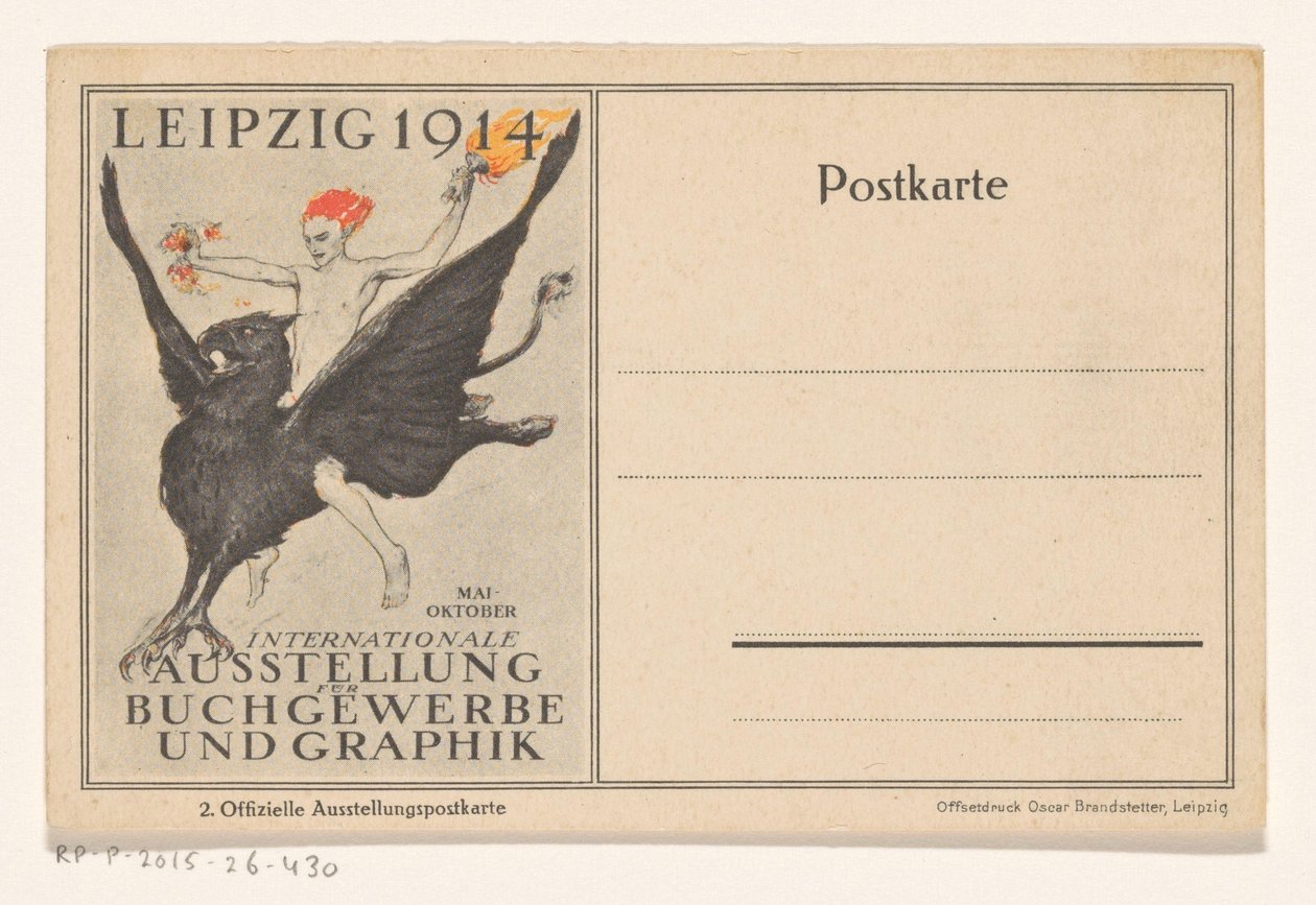 Genialt på en griffin av Walter Tiemann