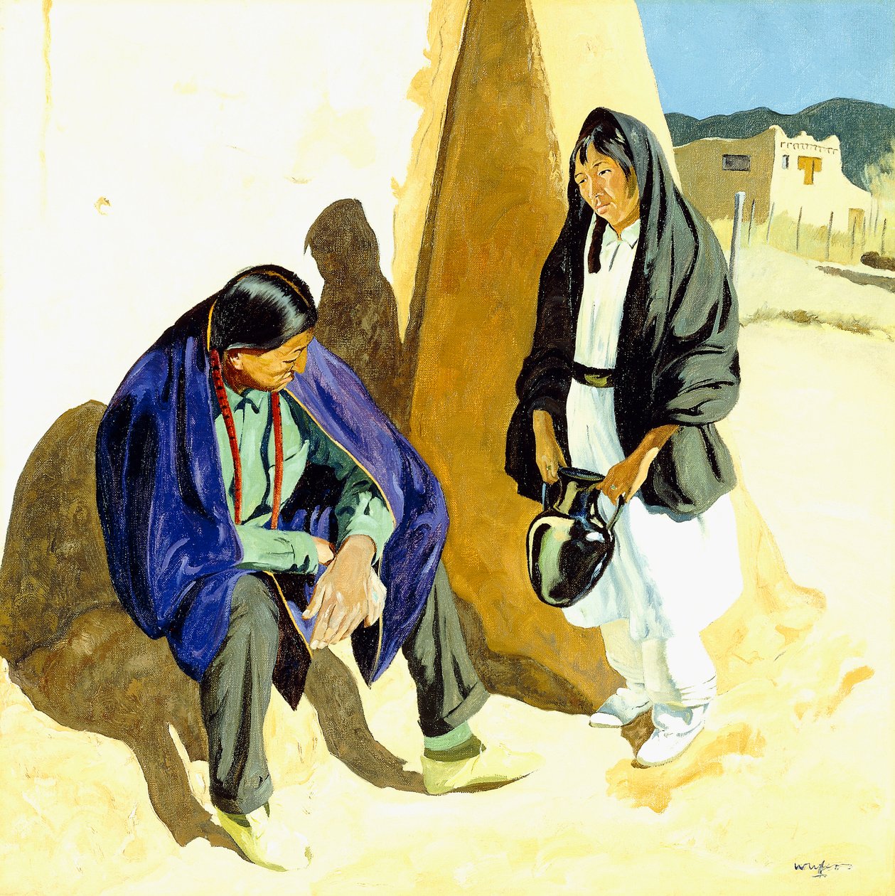 Middagsskygger av Walter Ufer