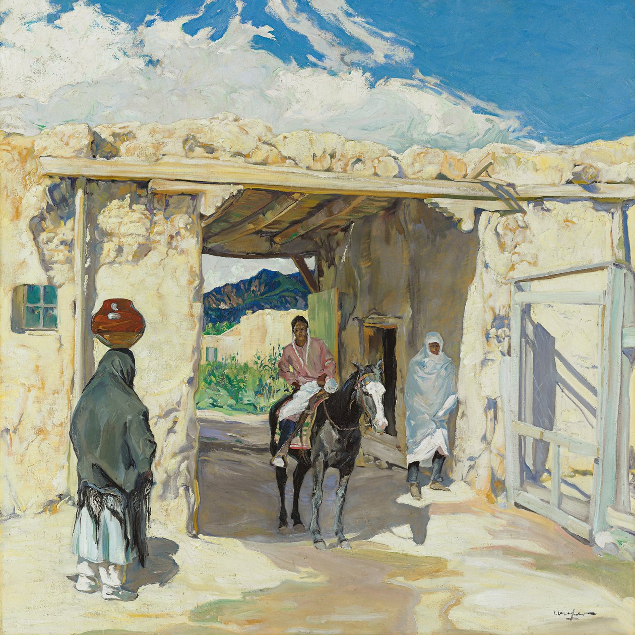 Porten av Walter Ufer