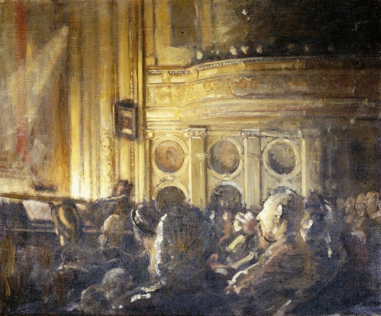 Et publikum av Walter Westley Russell