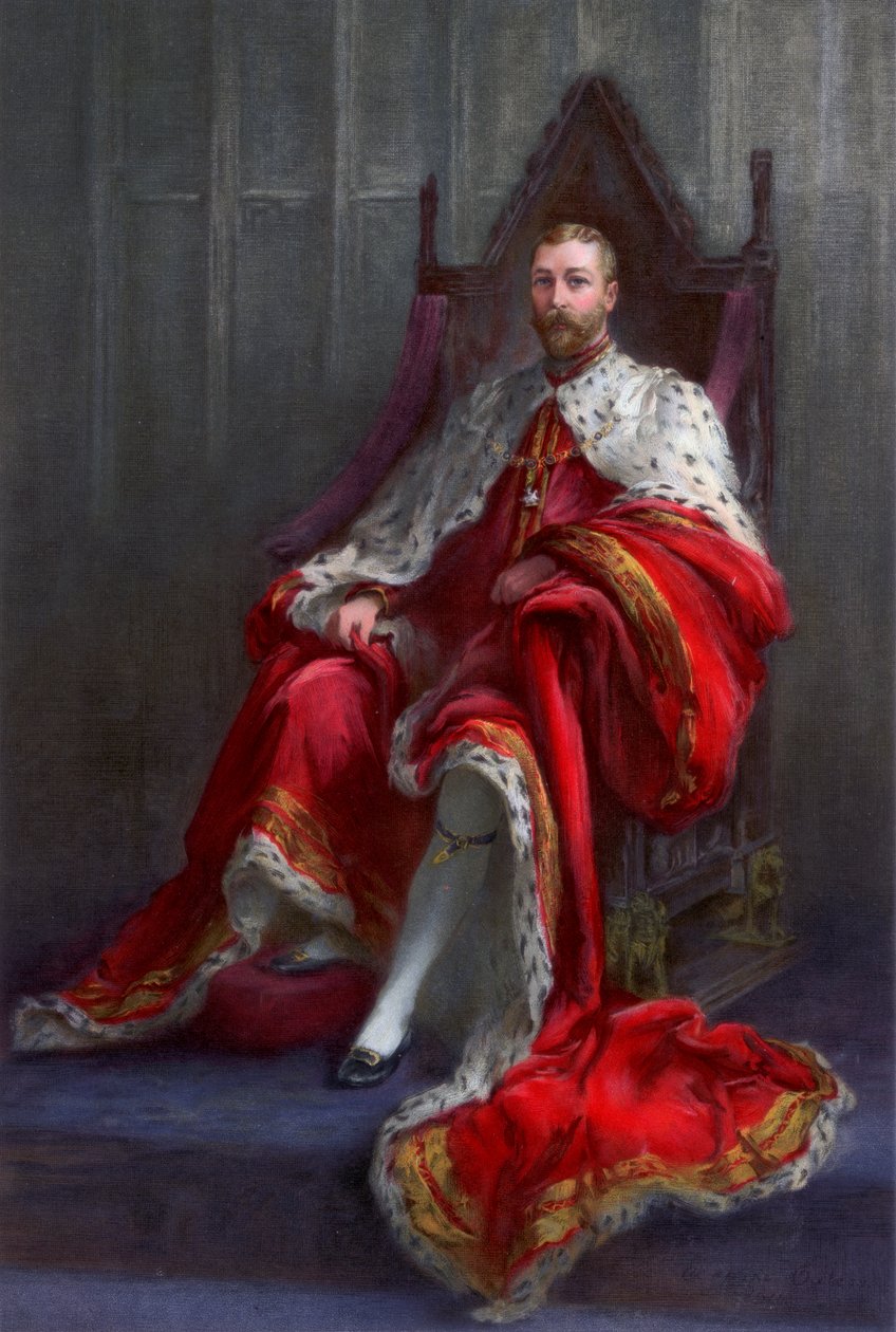 Kong George V, i året for hans kroning, 1911. av Walter William Ouless
