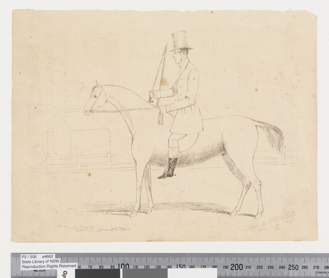 Portrett av Henry Reeves, 1847 av Walter William Thwaites