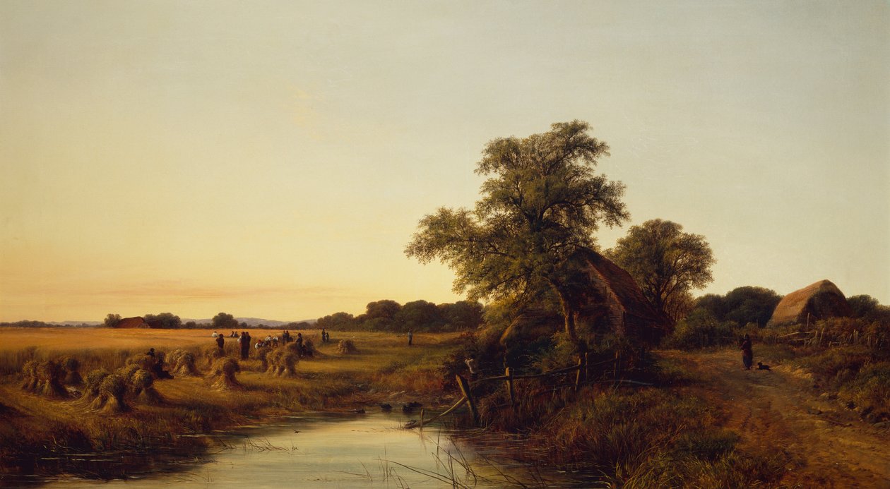 Harvest Time (olje på lerret) av Walter Williams