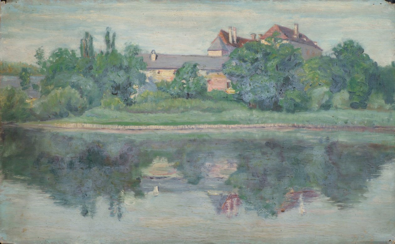 Schloss am See av Walther Gamerith