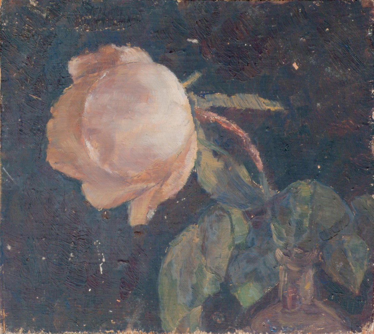 Vase med rose av Walther Gamerith