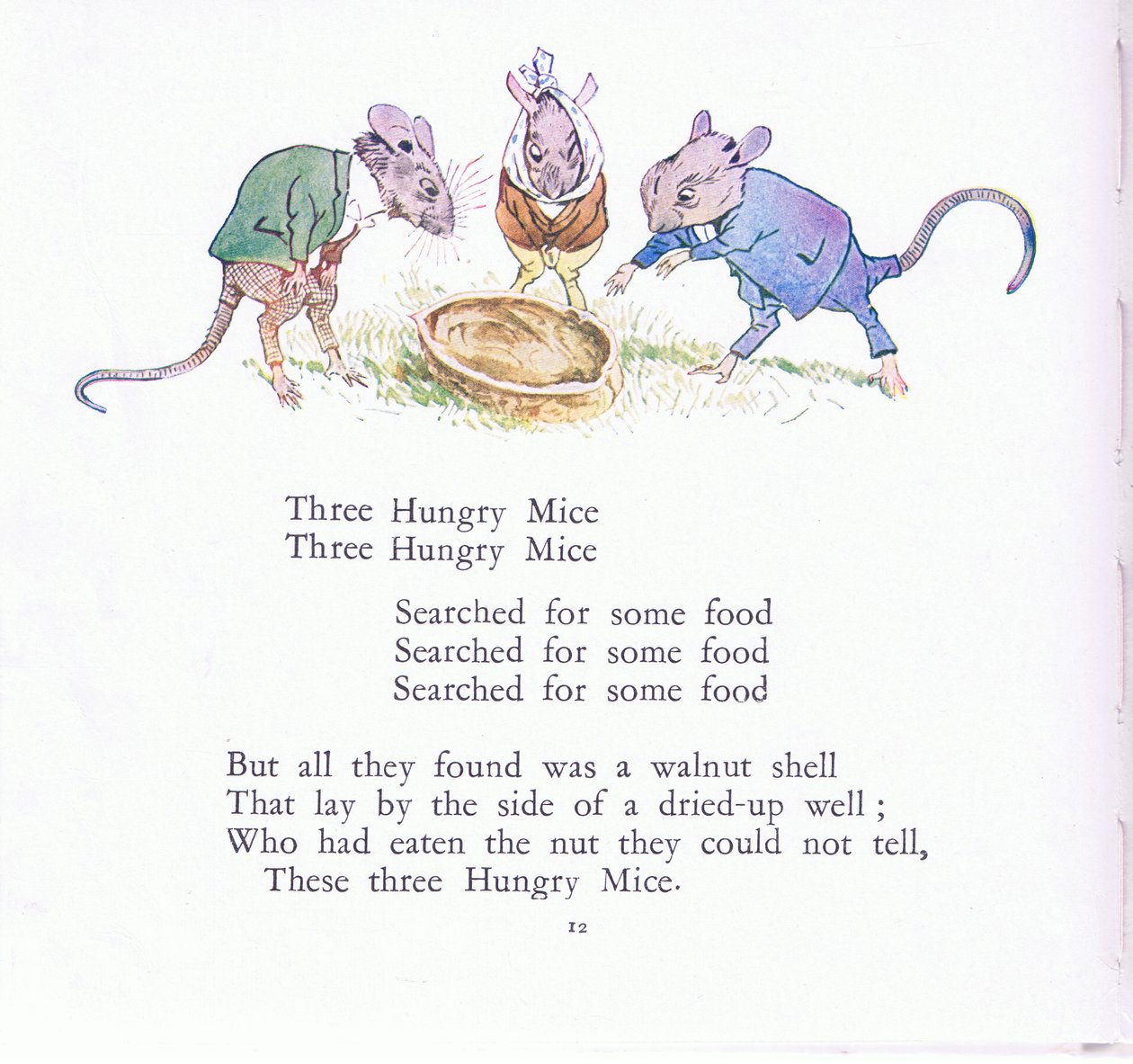 Tre sultne mus, tre sultne mus, lette etter mat av Walton Corbould