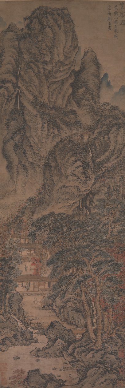 The Simple Retreat, ca. 1370. av Wang Meng