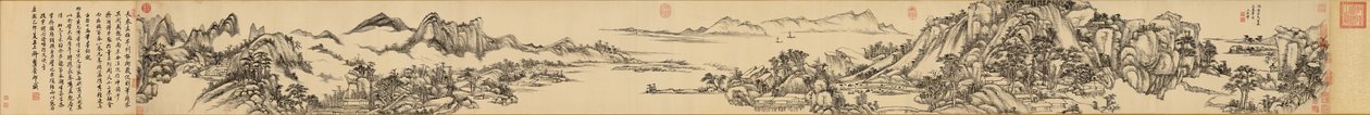 Fuchun-fjellene av Wang Yuanqi