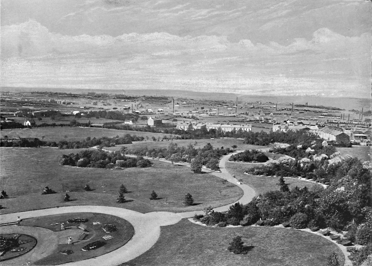 Barnsley Park and Town, c1896 av Warner Gothard