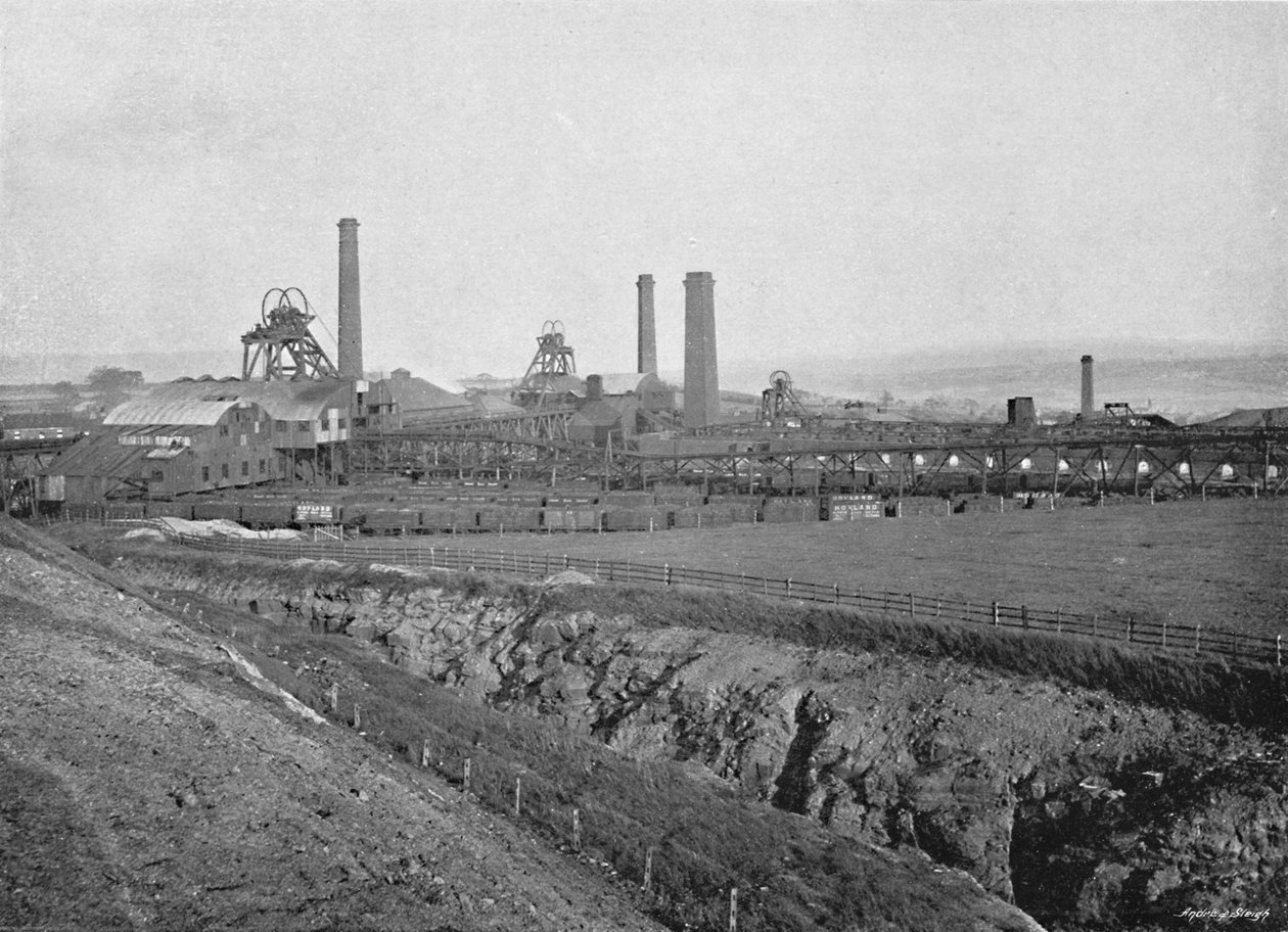 Hoyland Silkstone Collieries, Yorkshire, c1896 av Warner Gothard