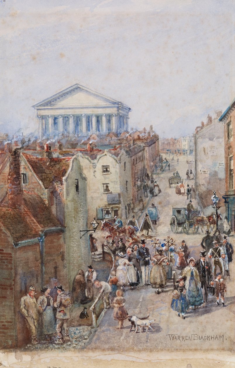 Hill Street, 1850 av Warren Blackham