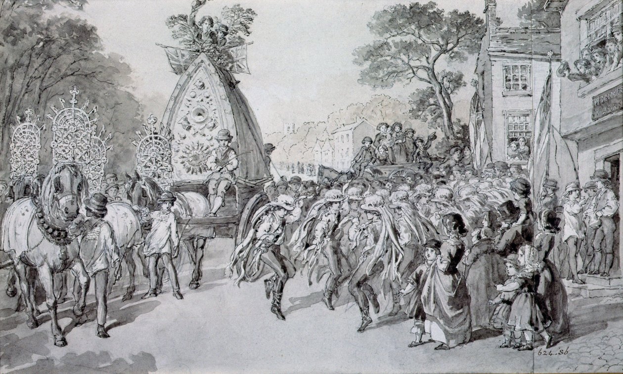 1. mai i Bowdon, Cheshire av Warwick Brookes