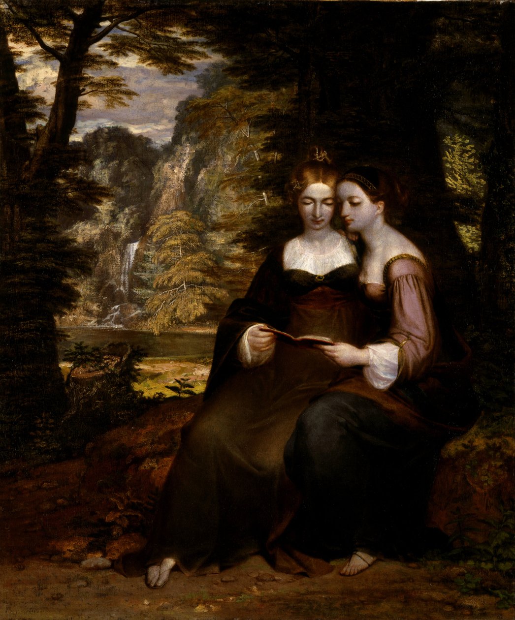 Hermia og Helena av Washington Allston