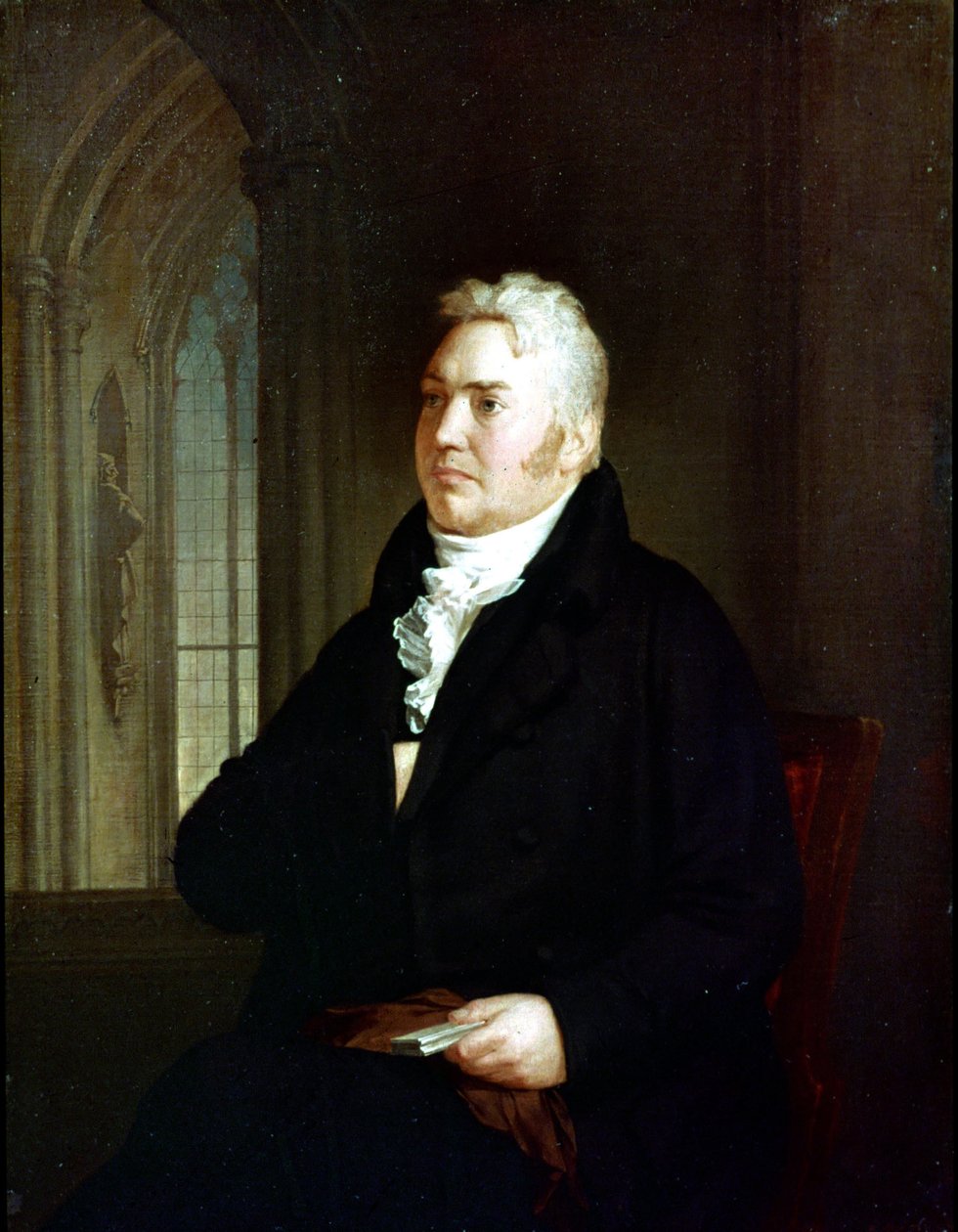 Portrett av Samuel Taylor Coleridge (1772 - 1834). Maleri tilskrevet Washington Allston (1779 - 1843) av Washington Allston