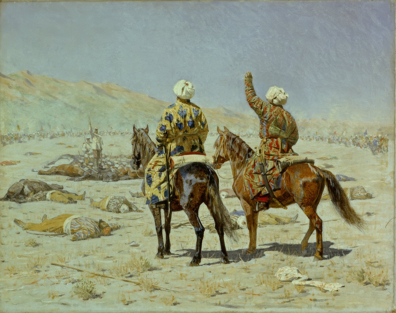 Erobringen av Turkestan / V. Vereschagin av Wassili W. Werestschagin