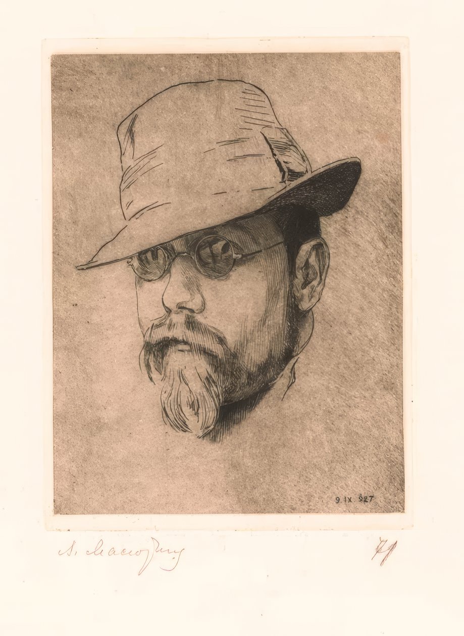 Selvbilde av Wassilij Nikolajewitsch Masjutin