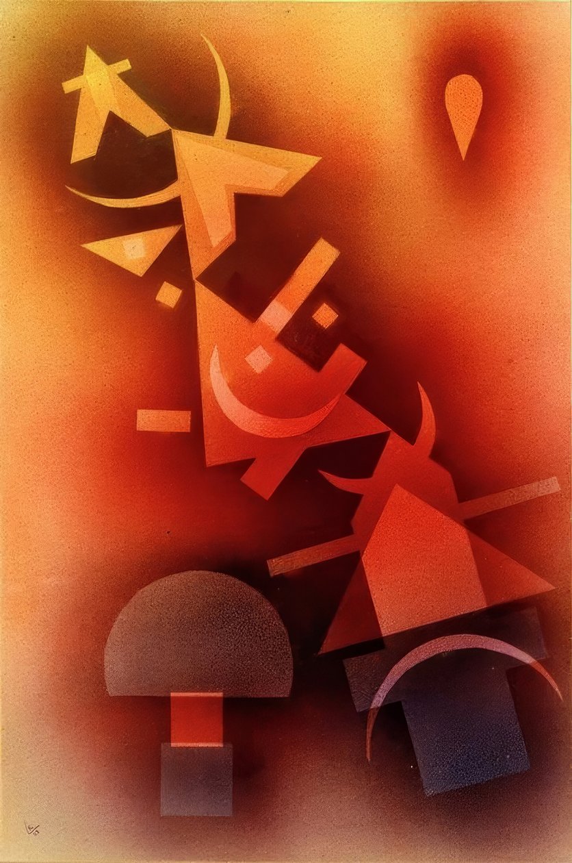 Fra kjølige dyp av Wassily Kandinsky