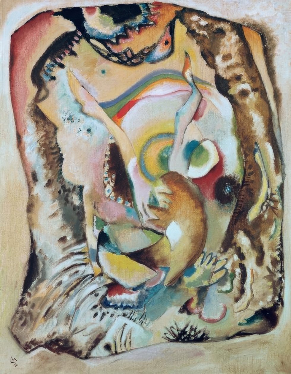 Bilde på lys bakgrunn av Wassily Kandinsky