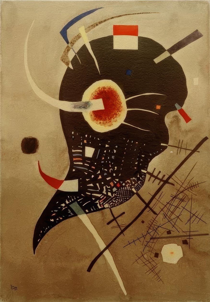 Svart spenning av Wassily Kandinsky