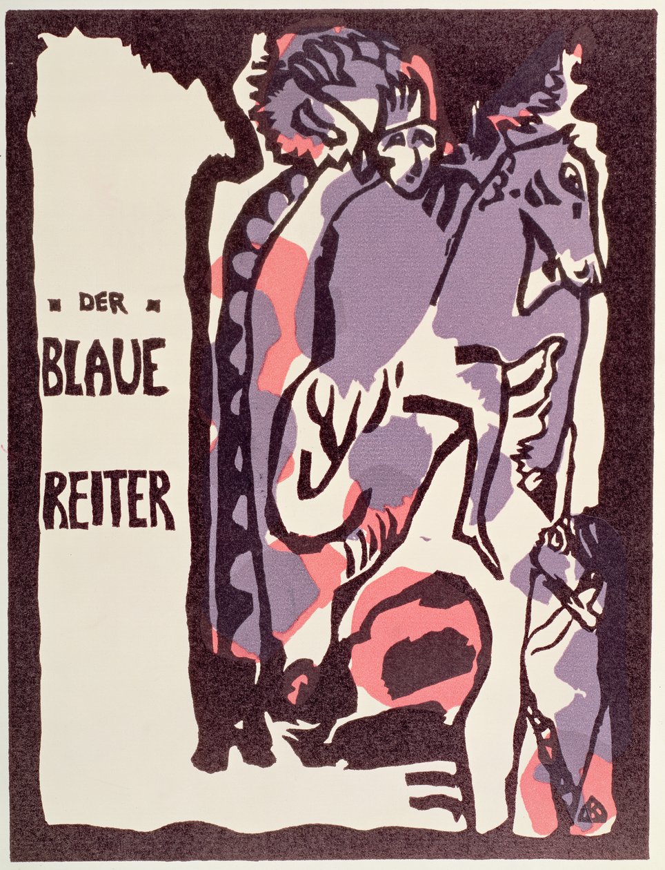Forside av katalog for Der Blaue Reiter av Wassily Kandinsky