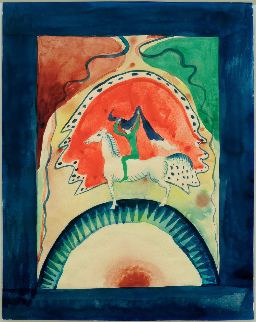 Design for omslaget til Almanac Der Blaue Reiter av Wassily Kandinsky