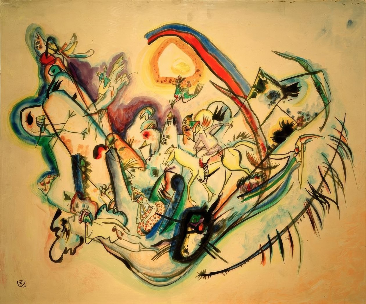 Ildfugl av Wassily Kandinsky
