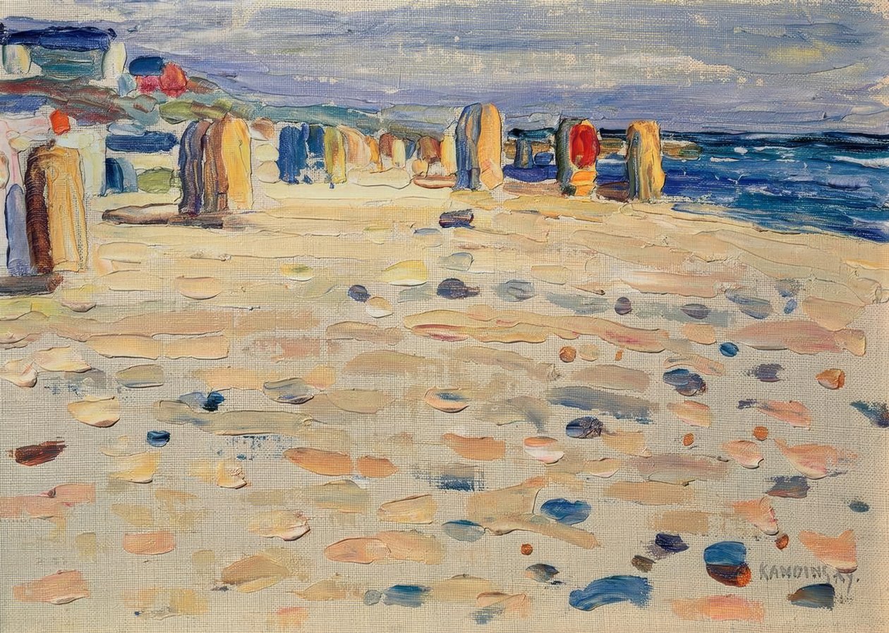 Holland - strandstoler av Wassily Kandinsky