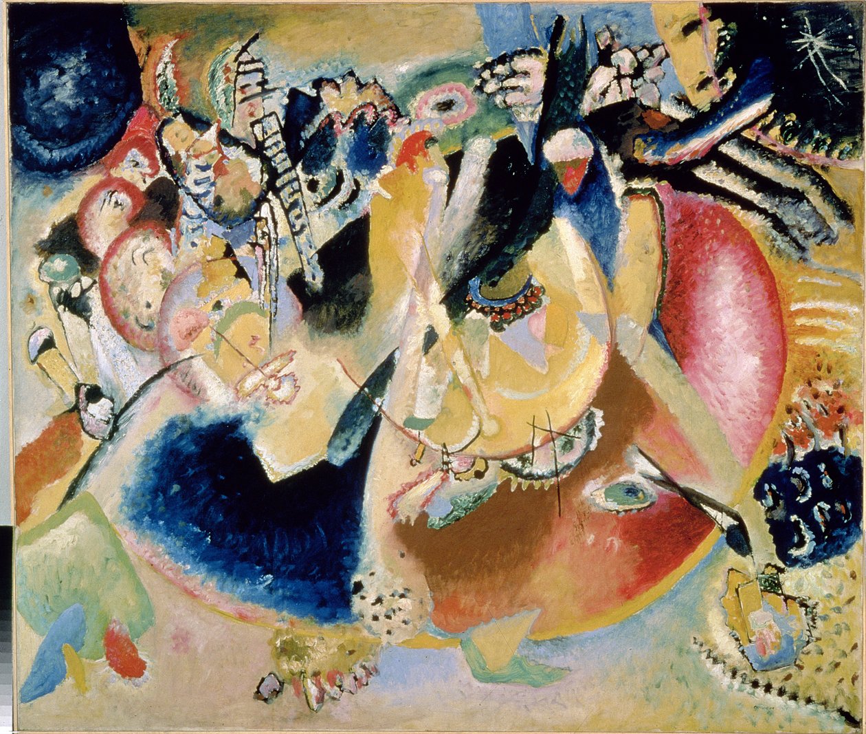 Improvisasjon av kalde former, 1914 av Wassily Kandinsky