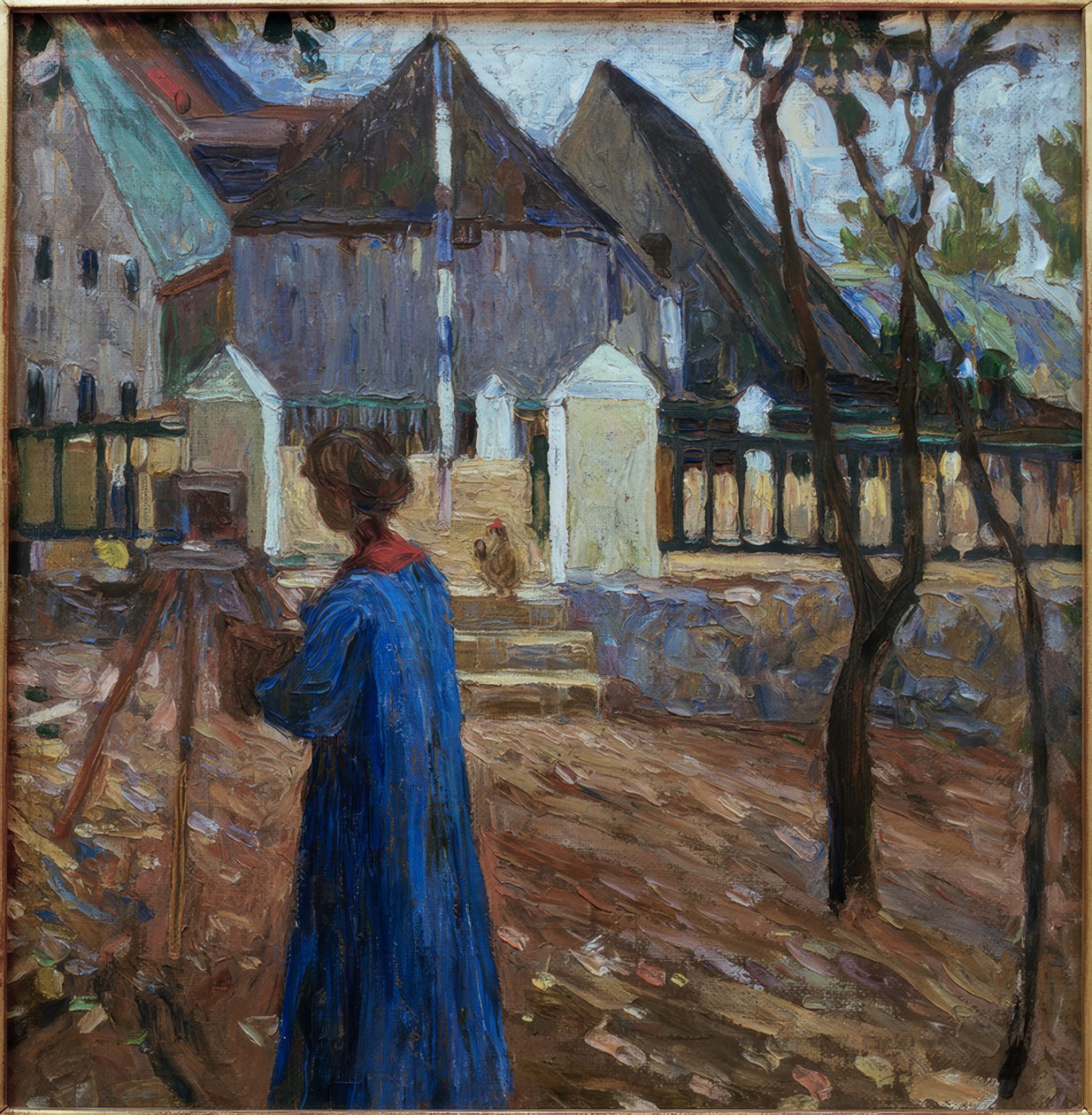 Kallmünz - Gabriele Münter maleri II av Wassily Kandinsky