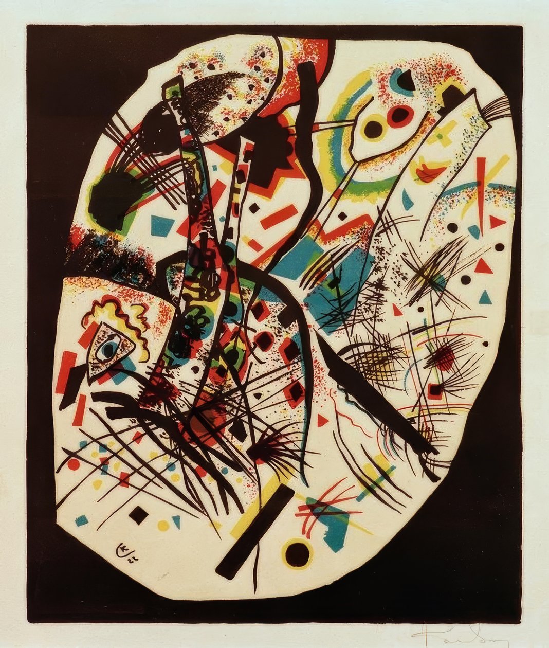 Små verdener, ark 3 av Wassily Kandinsky