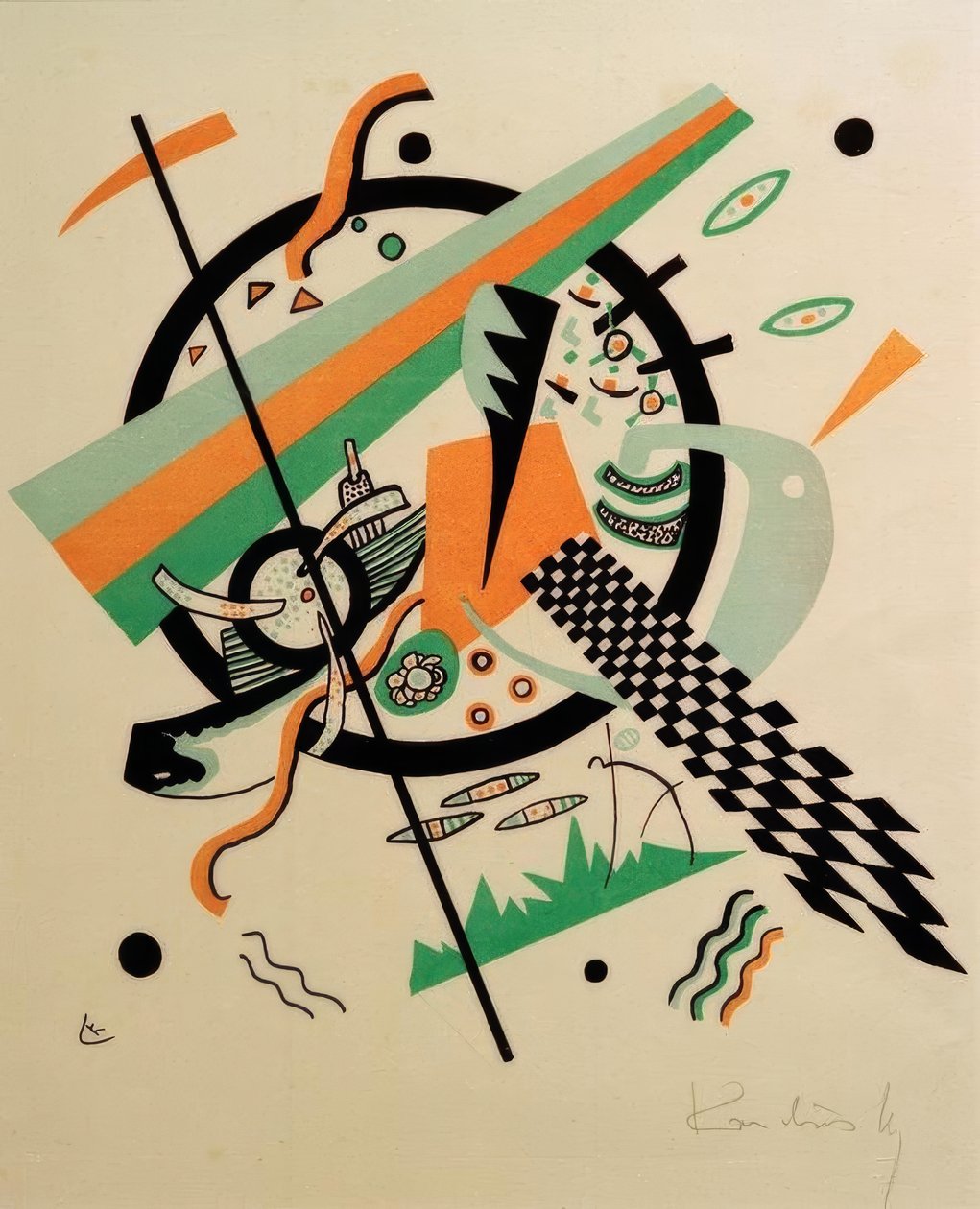 Små verdener IV av Wassily Kandinsky