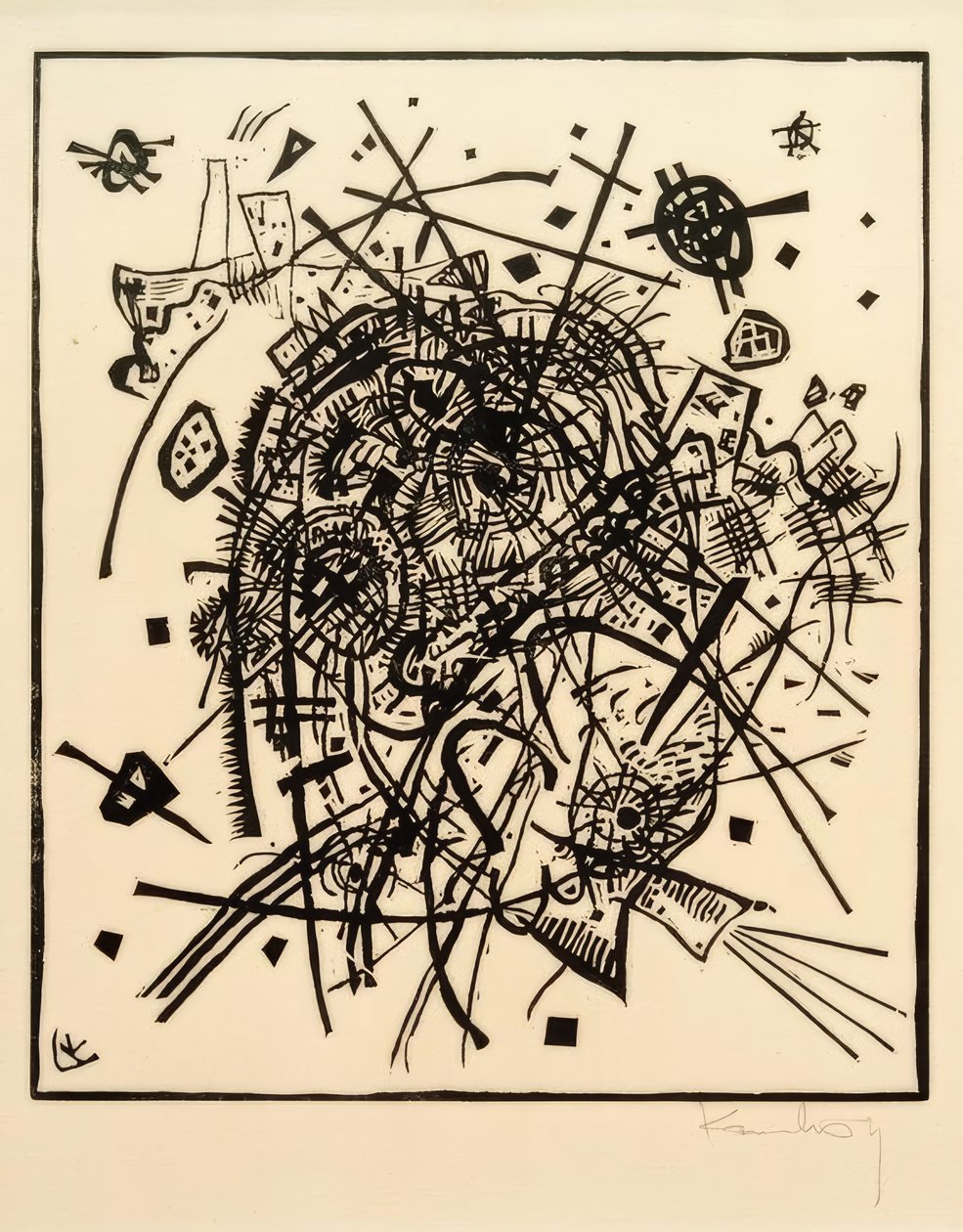 Små verdener VIII av Wassily Kandinsky