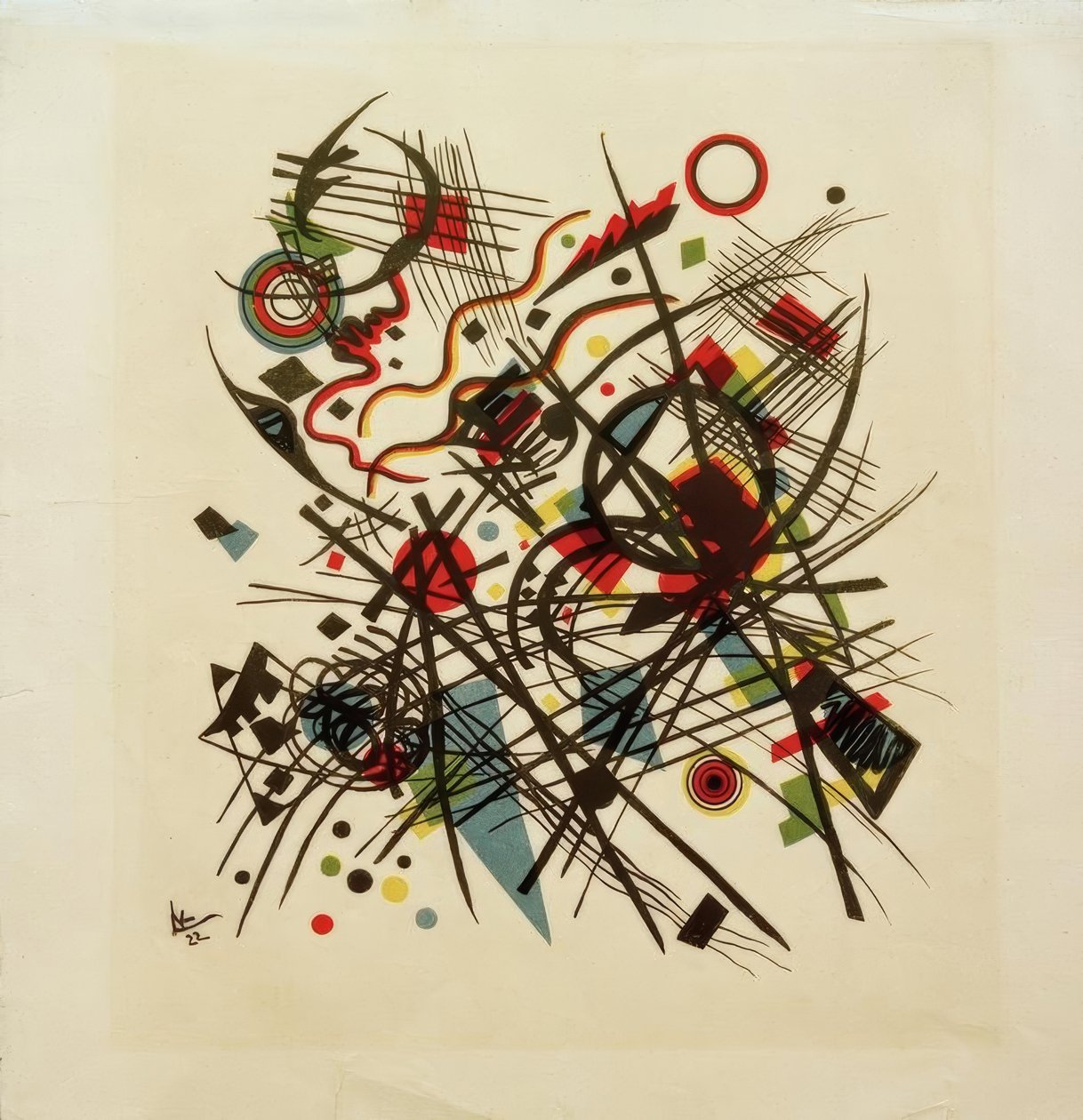komposisjon av Wassily Kandinsky