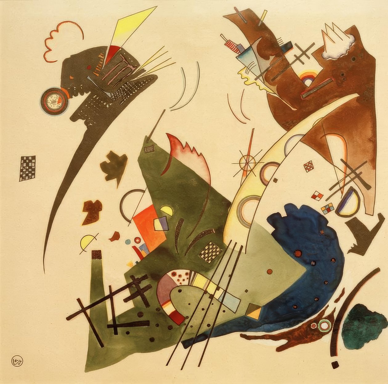 Sirkler av Wassily Kandinsky
