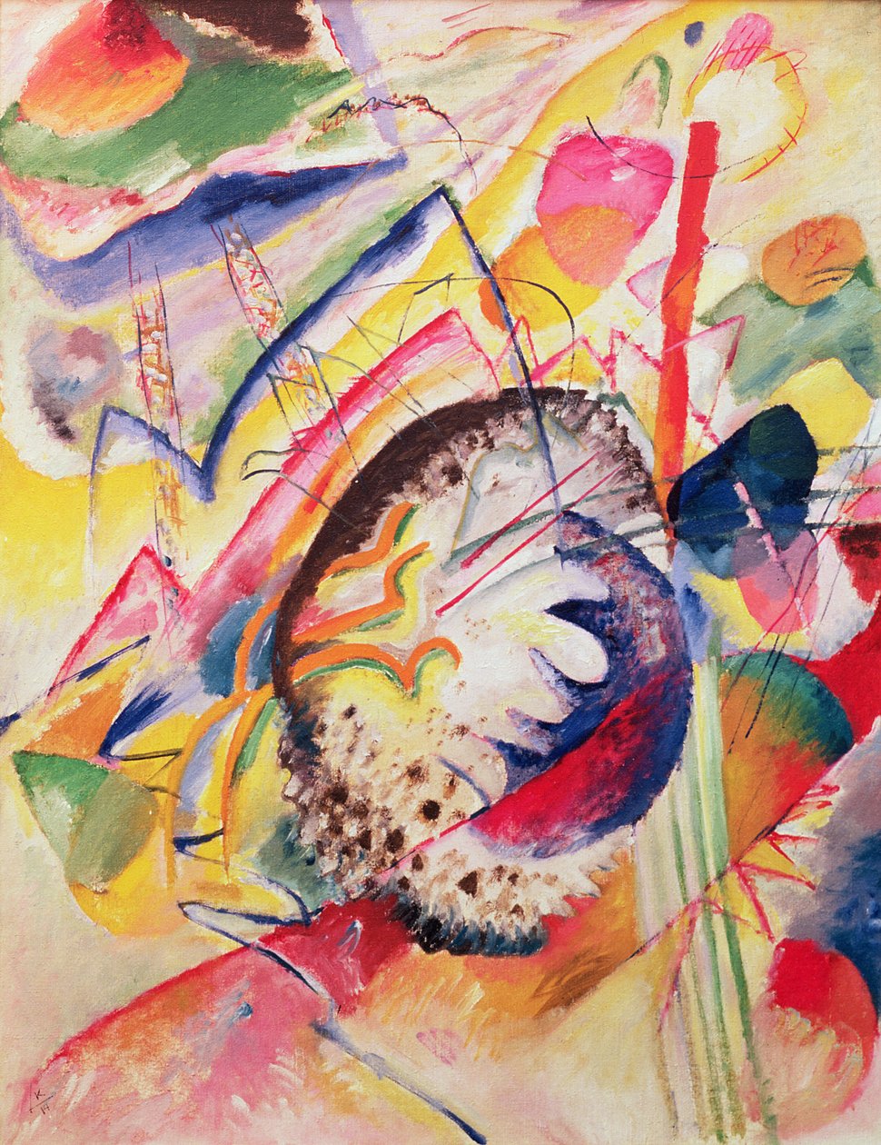 Stor studie, 1914 av Wassily Kandinsky